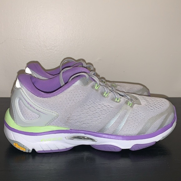 ABEO AEROSYSTEM SIERRA Sneakers VIBRAM Size 7 Light Grey-Purple VSW1137 - Picture 3 of 9